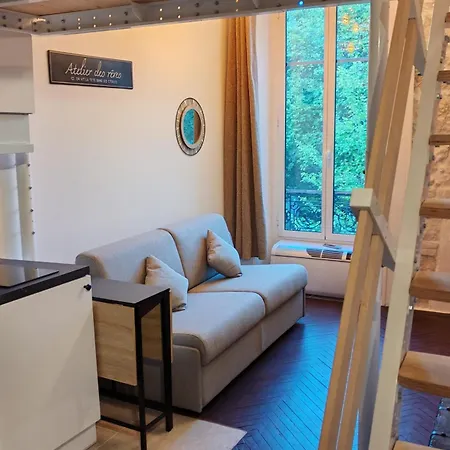 Cosy Mezzanine - Notre Dame - 10 Min Promenade Apartamento